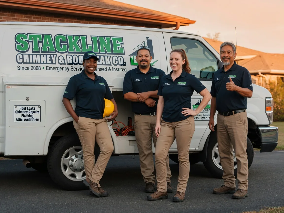 Chimney flashing repair company in Liberty, MS